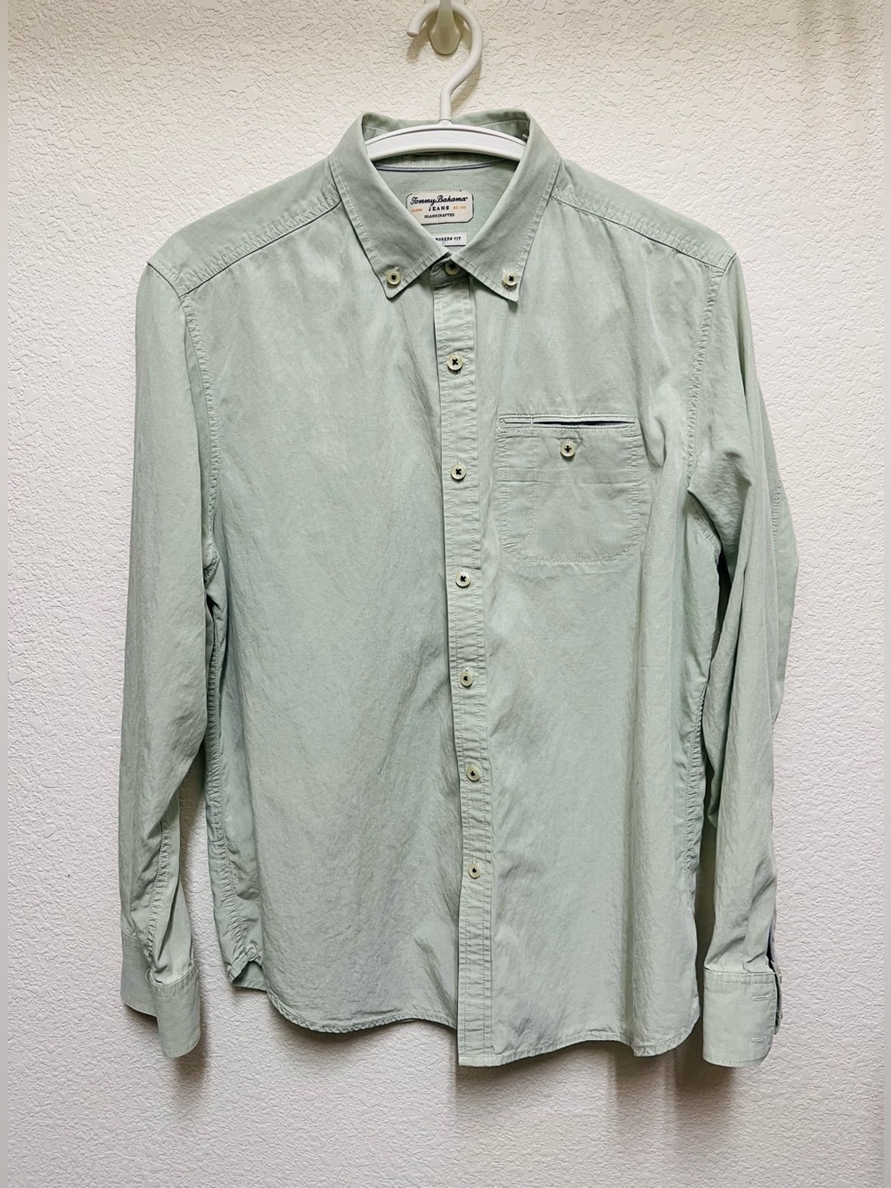 TOMMY BAHAMA Jeans “Island Crafted” Modern Fit Long Sleeve Button Down Shirt M
